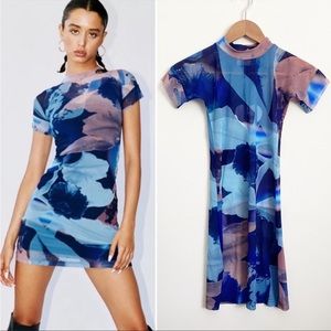 With Jean Sheer dress, comes with navy slip